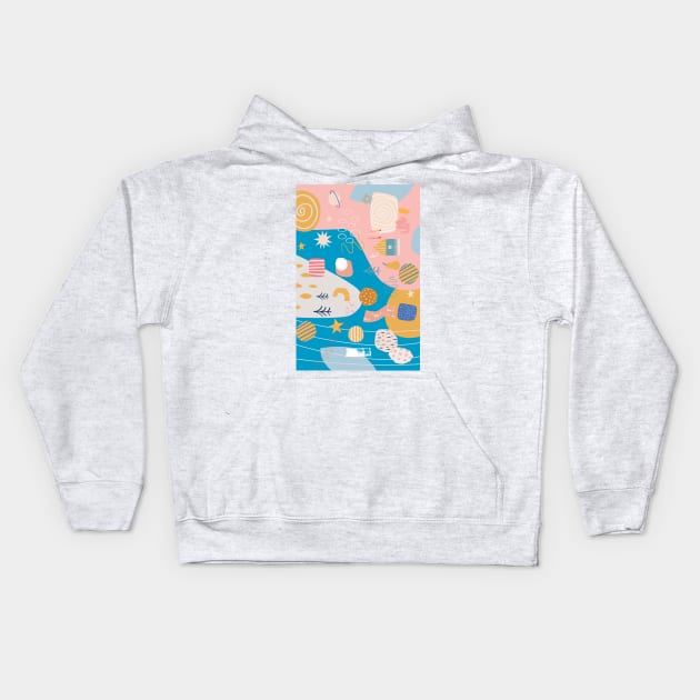 emotional roller coaster Kids Hoodie by NJORDUR